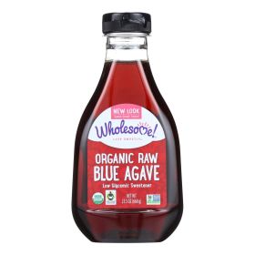 Wholesome Sweeteners Organic Raw Blue Agave - Case Of 6 - 23.5 Oz.