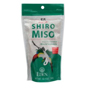 Eden Organic Shiro Miso - Case Of 12 - 12.1 Oz