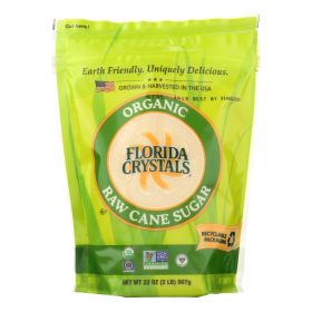 Florida Crystals Organic Cane Sugar - Cane Sugar - Case Of 6 - 2 Lb.