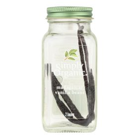 Simply Organic Spice Whole Madagascar Vanilla Beans - 1 Each - 2 Ct