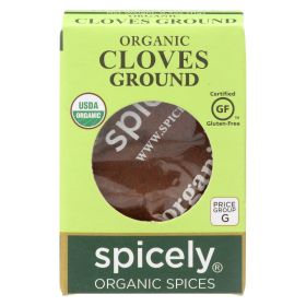 Spicely Organics - Organic Cloves - Ground - Case Of 6 - 0.4 Oz.