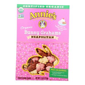 Annie's Homegrown - Crckrs Neapltn Bunnie - Case Of 12-7.5 Oz