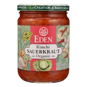 Eden Foods Organic Kimchi Sauerkraut - Case Of 12 - 18 Oz