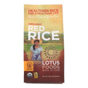 Lotus Foods Heriloom Bhutan Red Rice - Case Of 6 - 15 Oz.