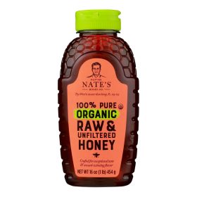 Nature Nate's - Honey Raw Unfiltered - Case Of 6-16 Oz