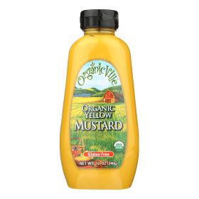 Organic Ville Organic Yellow - Mustard - Case Of 12 - 12 Oz.