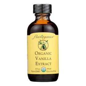 Flavorganics Extract - Organic - Vanilla - 2 Oz - Case Of 12