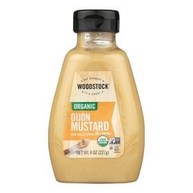 Woodstock Organic Dijon Mustard - Case Of 12 - 8 Oz